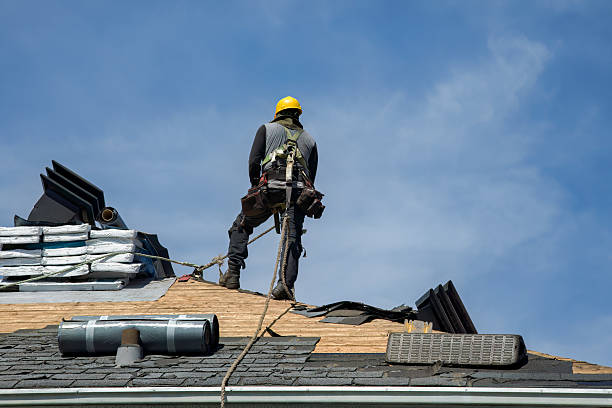 Professional Roofing technician working in Tulare, CA